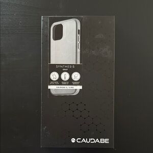 Caudabe Synthesis Gray Case for iPhone 12/12 Pro